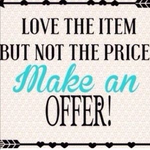 MAKE ME AN OFFER! 😊